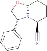 (-)-2-Cyano-6-phenyloxazolopiperidine