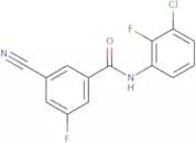 N-(3-chloro-2-fluorophenyl)-3-cyano-5-fluorobenzamide