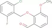 2-[(2-Chloro-6-fluorobenzyl)oxy]-3-methoxybenzaldehyde