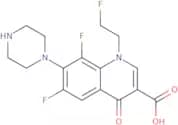 6,8-Difluoro-1-(2-Fluoroethyl)-4-Oxo-7-Piperazin-1-Ylquinoline-3-Carboxylic Acid