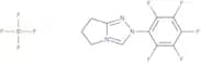 6,7-Dihydro-2-pentafluorophenyl-5H-pyrrolo[2,1-c]-1,2,4-triazolium tetrafluoroborate