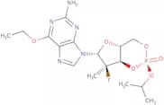 (2'R)-2'-Deoxy-6-O-ethyl-2'-fluoro-2'-methylguanosine cyclic 3',5'-[1-methylethyl (R)-phosphate]
