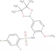2,4-Difluoro-N-[2-(methyloxy)-5-(4,4,5,5-tetramethyl-1,3,2-dioxaborolan-2-yl)-3-pyridinyl]benzenes…