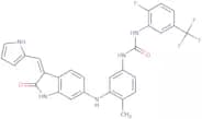 N-[3-[[2,3-Dihydro-2-oxo-3-(1H-pyrrol-2-ylmethylene)-1H-indol-6-yl]amino]-4-methylphenyl]-N'-[2-fl…