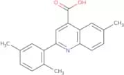 2-(2,5-Dimethylphenyl)-6-methylquinoline-4-carboxylic acid