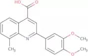 2-(3,4-Dimethoxyphenyl)-8-methylquinoline-4-carboxylic acid