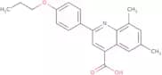 6,8-Dimethyl-2-(4-propoxyphenyl)quinoline-4-carboxylic acid