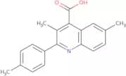 3,6-Dimethyl-2-(4-methylphenyl)quinoline-4-carboxylic acid
