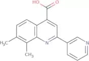 7,8-Dimethyl-2-pyridin-3-ylquinoline-4-carboxylic acid