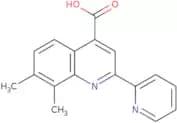 7,8-Dimethyl-2-pyridin-2-ylquinoline-4-carboxylic acid
