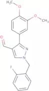 3-(3,4-Dimethoxyphenyl)-1-(2-fluorobenzyl)-1H-pyrazole-4-carbaldehyde
