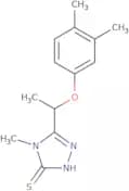 5-[1-(3,4-Dimethylphenoxy)ethyl]-4-methyl-4H-1,2,4-triazole-3-thiol