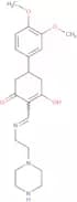 5-(3,4-Dimethoxyphenyl)-2-[(2-piperazin-1-ylethylamino)methylidene]cyclohexane-1,3-dione