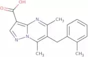 5,7-Dimethyl-6-(2-methylbenzyl)pyrazolo[1,5-a]pyrimidine-3-carboxylic acid