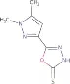 5-(1,5-Dimethyl-1H-pyrazol-3-yl)-1,3,4-oxadiazole-2-thiol