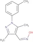 3,5-Dimethyl-1-(3-methylphenyl)-1H-pyrazole-4-carbaldehyde oxime