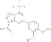 5-(3,4-Dimethoxyphenyl)-7-(trifluoromethyl)pyrazolo[1,5-a]pyrimidine-3-carboxylic acid
