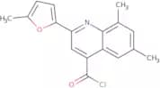 6,8-Dimethyl-2-(5-methyl-2-furyl)quinoline-4-carbonyl chloride