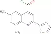6,8-Dimethyl-2-(2-thienyl)quinoline-4-carbonyl chloride