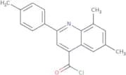 6,8-Dimethyl-2-(4-methylphenyl)quinoline-4-carbonyl chloride