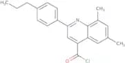 6,8-Dimethyl-2-(4-propylphenyl)quinoline-4-carbonyl chloride
