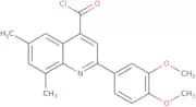 2-(3,4-Dimethoxyphenyl)-6,8-dimethylquinoline-4-carbonyl chloride