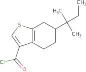 6-(1,1-Dimethylpropyl)-4,5,6,7-tetrahydro-1-benzothiophene-3-carbonyl chloride