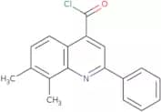 7,8-Dimethyl-2-phenylquinoline-4-carbonyl chloride