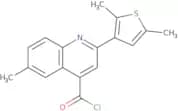 2-(2,5-Dimethyl-3-thienyl)-6-methylquinoline-4-carbonyl chloride