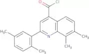 2-(2,5-Dimethylphenyl)-7,8-dimethylquinoline-4-carbonyl chloride