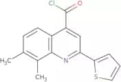 7,8-Dimethyl-2-(2-thienyl)quinoline-4-carbonyl chloride