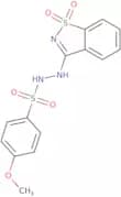 N'-(1,1-Dioxido-1,2-benzisothiazol-3-yl)-4-methoxybenzenesulfonohydrazide