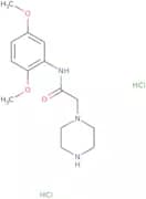 N-(2,5-Dimethoxyphenyl)-2-piperazin-1-ylacetamide dihydrochloride