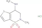 N,2-Dimethyl-3,4-dihydro-2H-thieno[2,3-e][1,2]thiazin-4-amine 1,1-dioxide hydrochloride