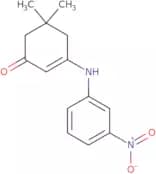 5,5-Dimethyl-3-[(3-nitrophenyl)amino]cyclohex-2-en-1-one