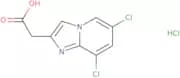 (6,8-Dichloroimidazo[1,2-a]pyridin-2-yl)acetic acid hydrochloride