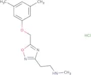 (2-{5-[(3,5-Dimethylphenoxy)methyl]-1,2,4-oxadiazol-3-yl}ethyl)methylamine hydrochloride