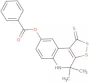 4,4-Dimethyl-1-thioxo-4,5-dihydro-1H-[1,2]dithiolo[3,4-c]quinolin-8-yl benzoate