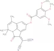 1-(Dicyanomethylene)-4,4,6-trimethyl-2-oxo-1,2-dihydro-4H-pyrrolo[3,2,1-ij]quinolin-8-yl 3,4,5-tri…
