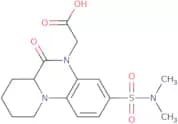 {3-[(Dimethylamino)sulfonyl]-6-oxo-6,6a,7,8,9,10-hexahydro-5H-pyrido[1,2-a]quinoxalin-5-yl}acetic …