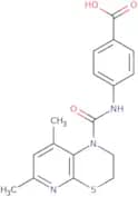 4-{[(6,8-Dimethyl-2,3-dihydro-1H-pyrido[2,3-b][1,4]thiazin-1-yl)carbonyl]amino}benzoic acid