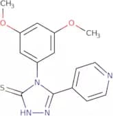 4-(3,5-Dimethoxyphenyl)-5-pyridin-4-yl-4H-1,2,4-triazole-3-thiol