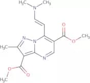 Dimethyl 7-[(E)-2-(dimethylamino)vinyl]-2-methylpyrazolo[1,5-a]pyrimidine-3,6-dicarboxylate
