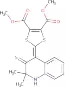 Dimethyl 2-(2,2-dimethyl-3-thioxo-2,3-dihydroquinolin-4(1H)-ylidene)-1,3-dithiole-4,5-dicarboxylate