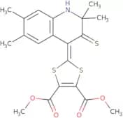 Dimethyl 2-(2,2,6,7-tetramethyl-3-thioxo-2,3-dihydroquinolin-4(1H)-ylidene)-1,3-dithiole-4,5-dicar…