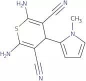 2,6-Diamino-4-(1-methyl-1H-pyrrol-2-yl)-4H-thiopyran-3,5-dicarbonitrile