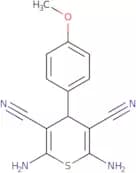 2,6-Diamino-4-(4-methoxyphenyl)-4H-thiopyran-3,5-dicarbonitrile