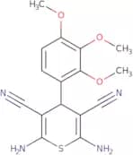 2,6-Diamino-4-(2,3,4-trimethoxyphenyl)-4H-thiopyran-3,5-dicarbonitrile