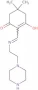 5,5-Dimethyl-2-{[(2-piperazin-1-ylethyl)amino]methylene}cyclohexane-1,3-dione