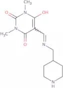1,3-Dimethyl-5-{[(piperidin-4-ylmethyl)amino]methylene}pyrimidine-2,4,6(1H,3H,5H)-trione